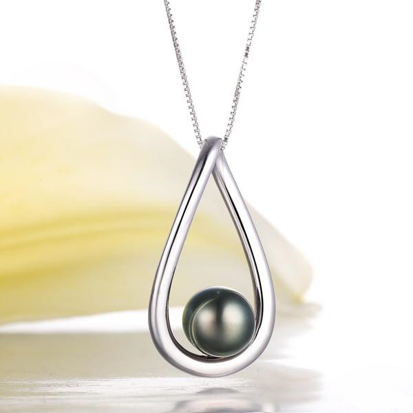 珍珠吊坠天然珍珠正品圆,珍珠吊坠925珍珠价格