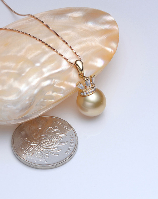 珍珠吊坠天然珍珠正品圆,珍珠吊坠925珍珠价格