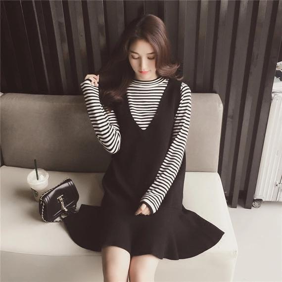 日常简约高级韩系穿搭,韩版干净穿搭