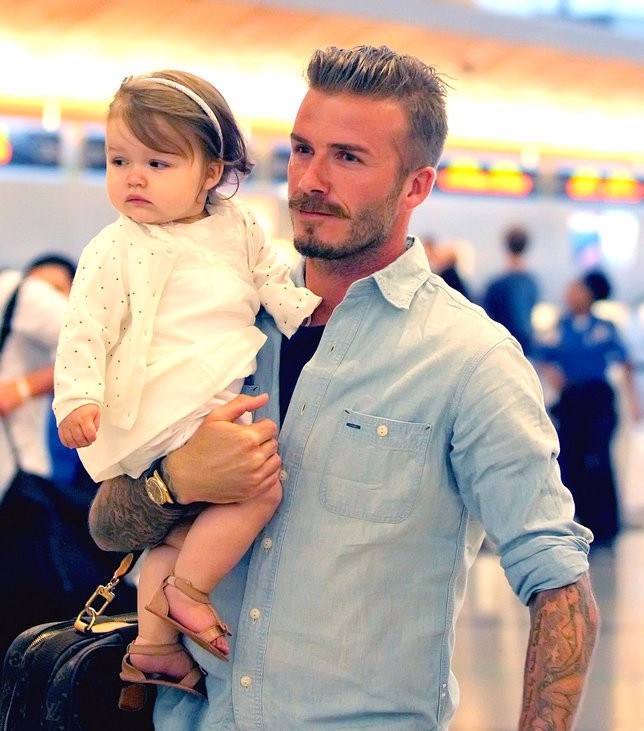 贝克汉姆：给你一个女儿，你能温暖整个世界