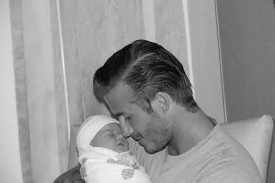 贝克汉姆：给你一个女儿，你能温暖整个世界