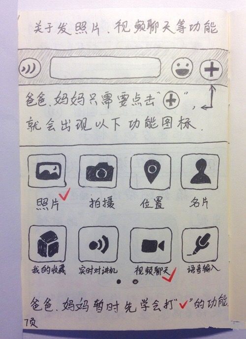 手绘微信说明书,假期在家好好学习的绘画