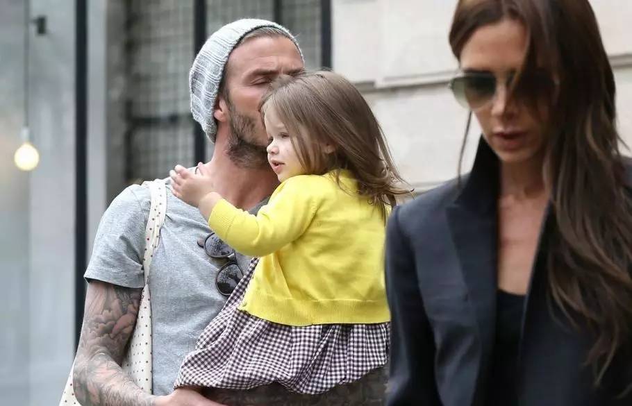 贝克汉姆：给你一个女儿，你能温暖整个世界