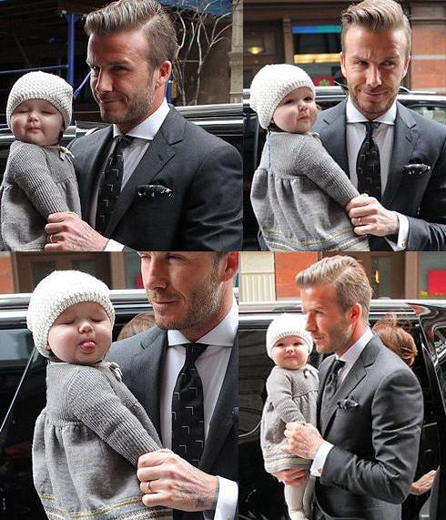 贝克汉姆：给你一个女儿，你能温暖整个世界