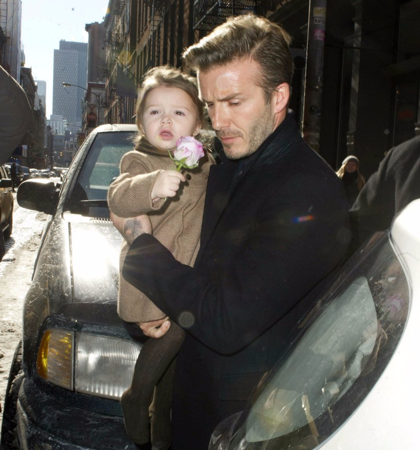 贝克汉姆：给你一个女儿，你能温暖整个世界