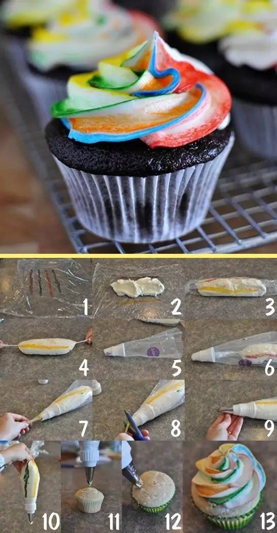 杯子蛋糕裱花方法技巧,杯子蛋糕裱花技巧