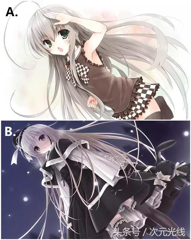 二次元中那些让你分不清的角色，你认识几个？快来试试这份卷子你能得到几分？｜次元光线