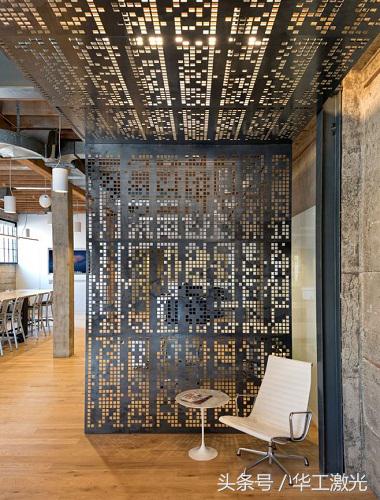 激光镂空的屏风怎么打磨毛刺,激光切割金属屏风效果图