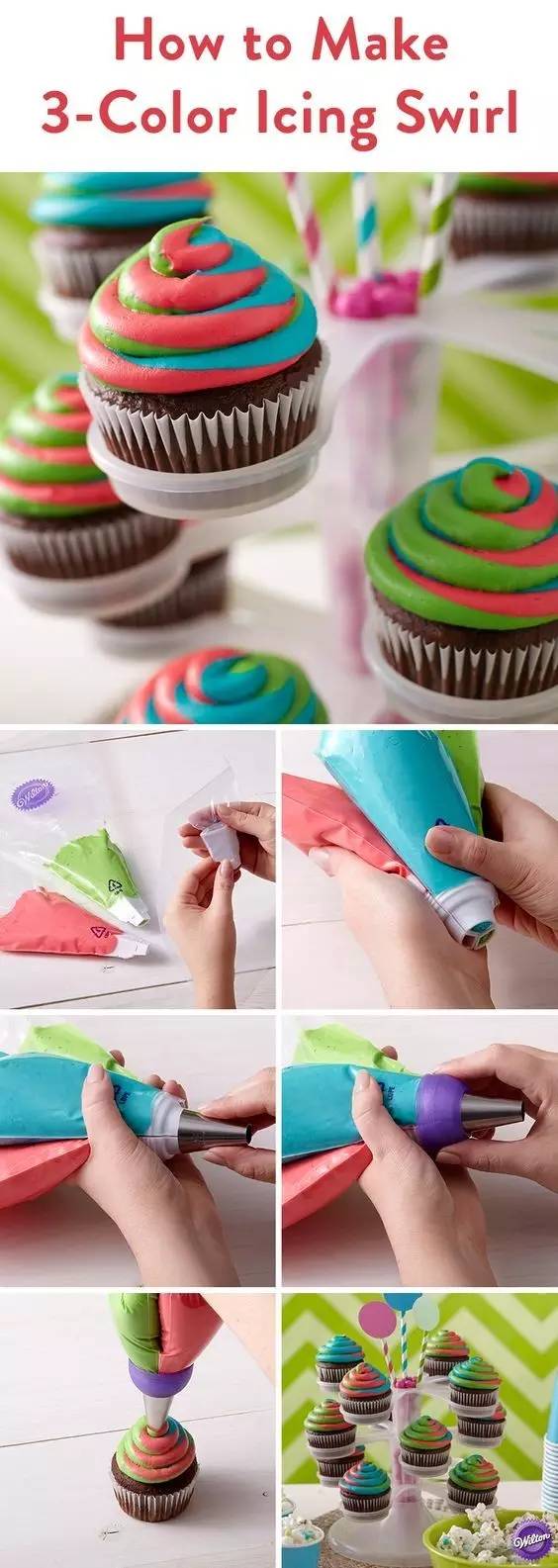 杯子蛋糕裱花方法技巧,杯子蛋糕裱花技巧