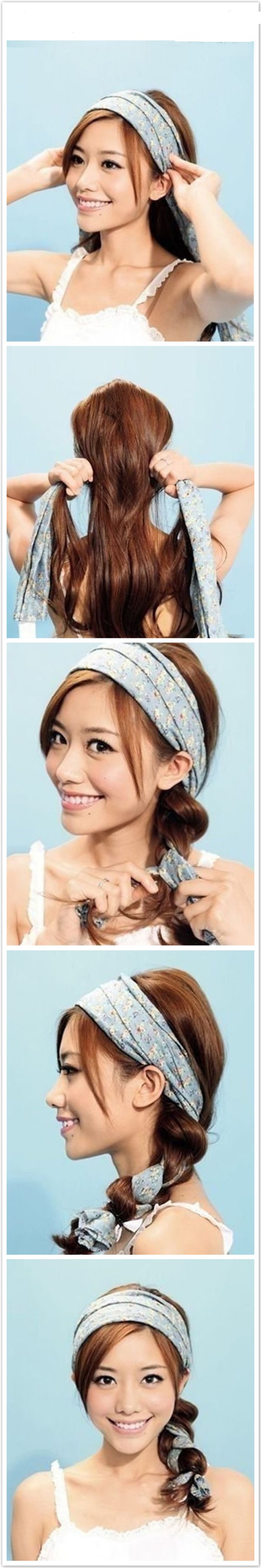 扎头发花苞头教程图解,花苞头的简单扎法蓬松中长发