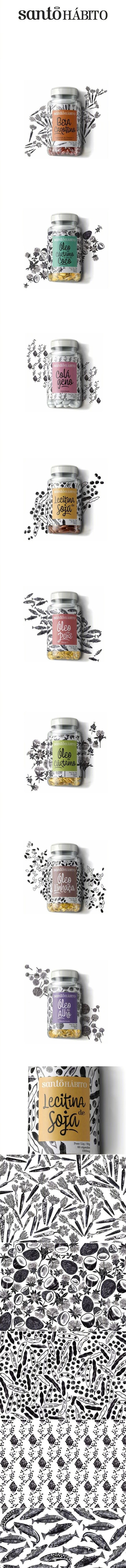 令人瞬间痴迷的插画瓶罐商品标签设计，看到它就想买！