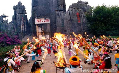 云南哪些少数民族过火把节,云南50年代过火把节