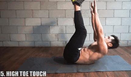 腹肌训练教程七天练出腹肌马甲线,女生练马甲线最有效方法瑜伽垫