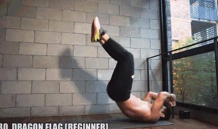 腹肌训练教程七天练出腹肌马甲线,女生练马甲线最有效方法瑜伽垫