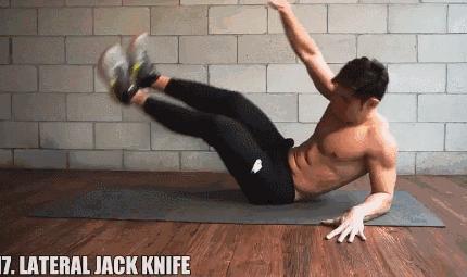 腹肌训练教程七天练出腹肌马甲线,女生练马甲线最有效方法瑜伽垫