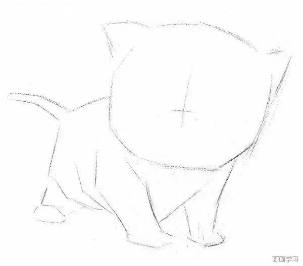 素描大熊猫,零基础怎么画出可爱猫咪素描教程