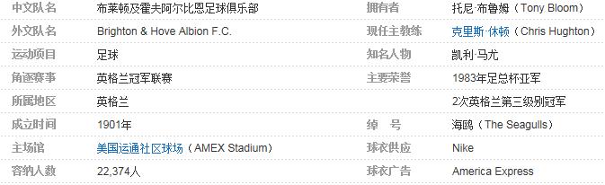 英超纽卡斯尔布莱顿,布莱顿是升班马吗