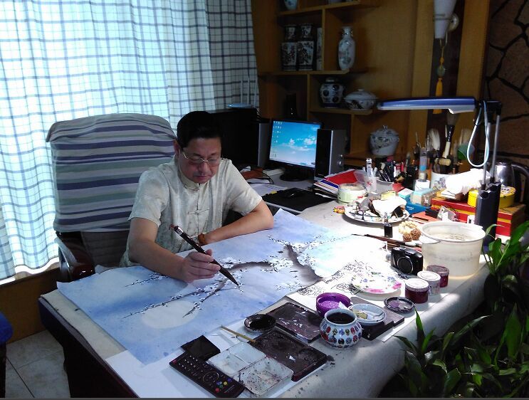 于嘉惠国画梅花,画家于嘉惠梅花