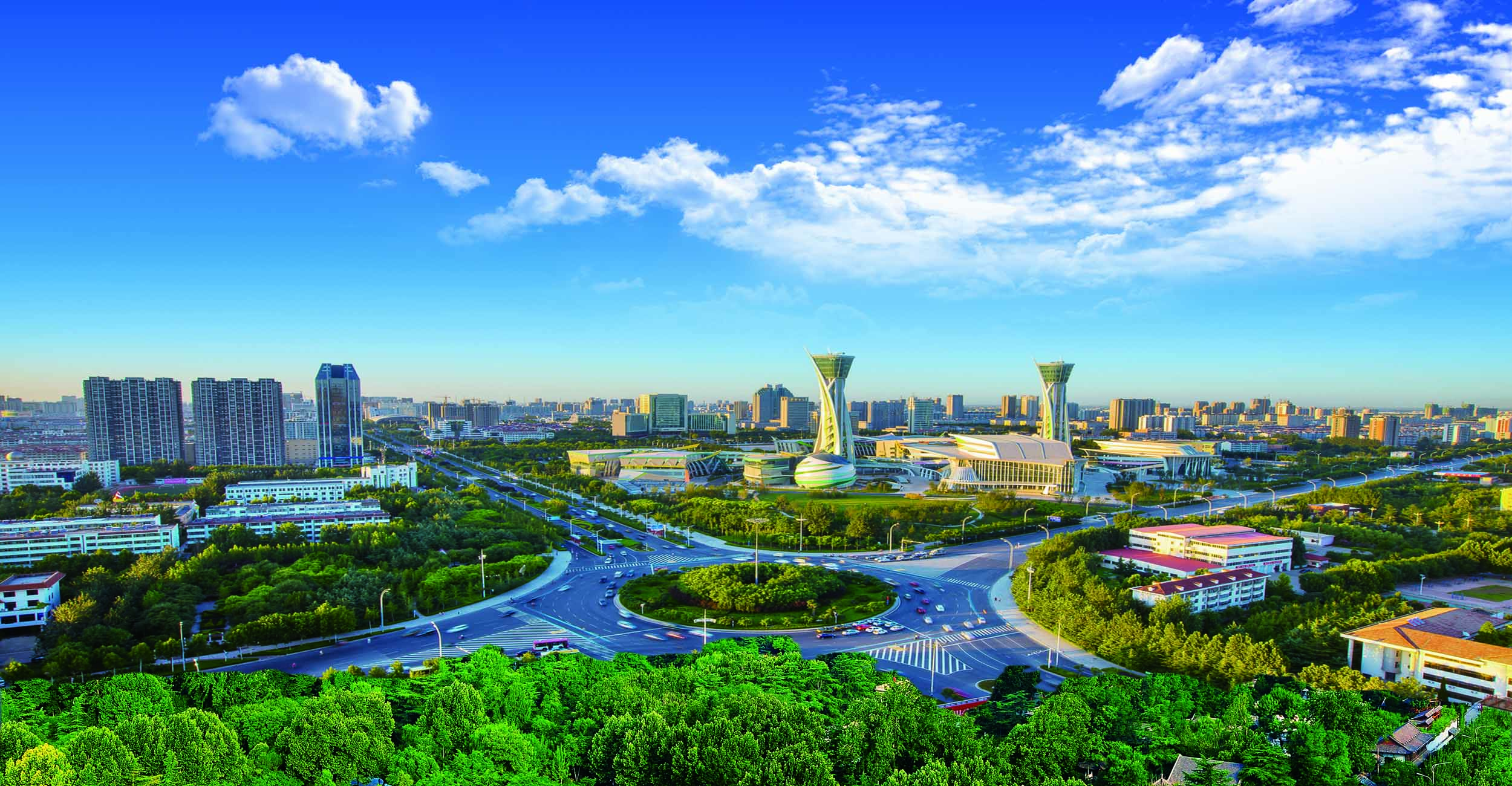 亲山近水享绿色福利，五彩鸢都创森林潍坊