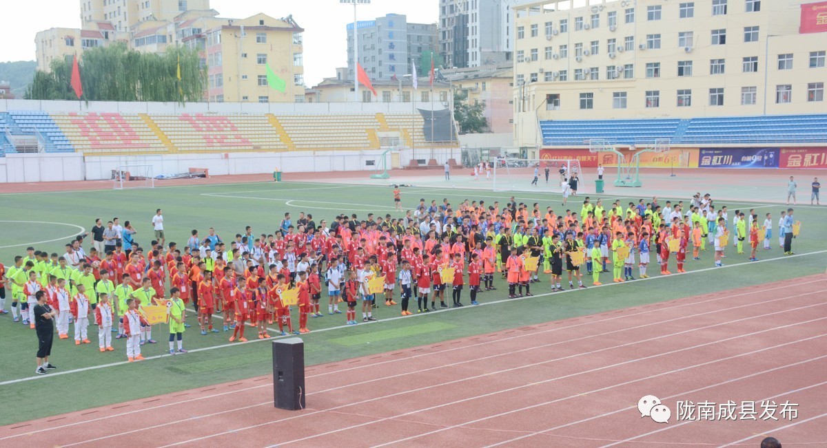 2017年陇南市“红川酒业杯”青少年足球竞标赛开幕李祥出席并宣布开幕