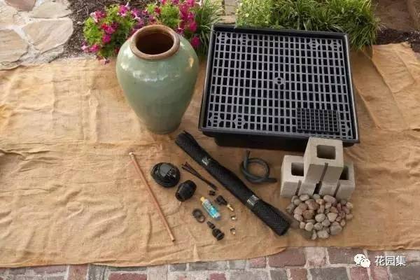 花园建一处灵动的水景墙,别墅花园小型水景