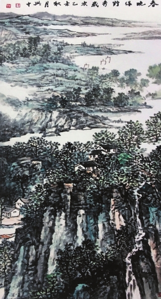 张兴中国画一平尺,张兴全国画