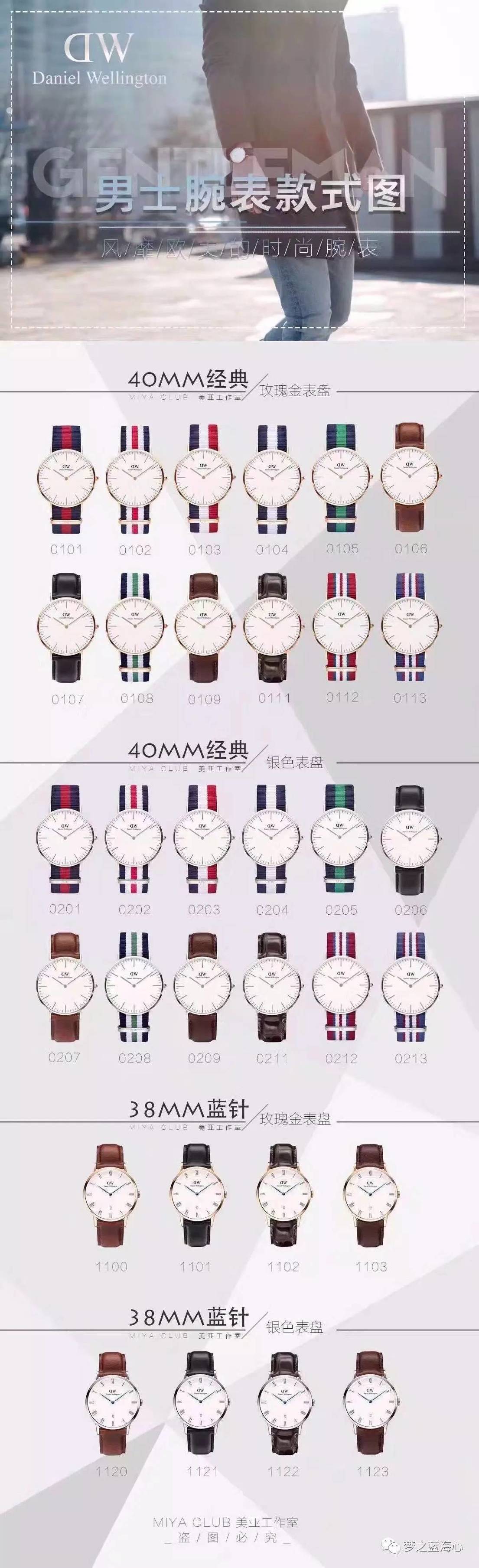 DW手表推荐：新品男表DW00100148classicblack系列