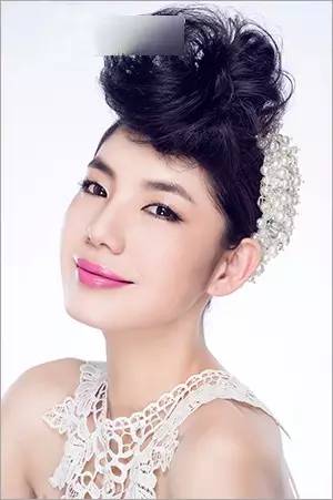 新娘短发造型全身,短发新娘造型图片大全