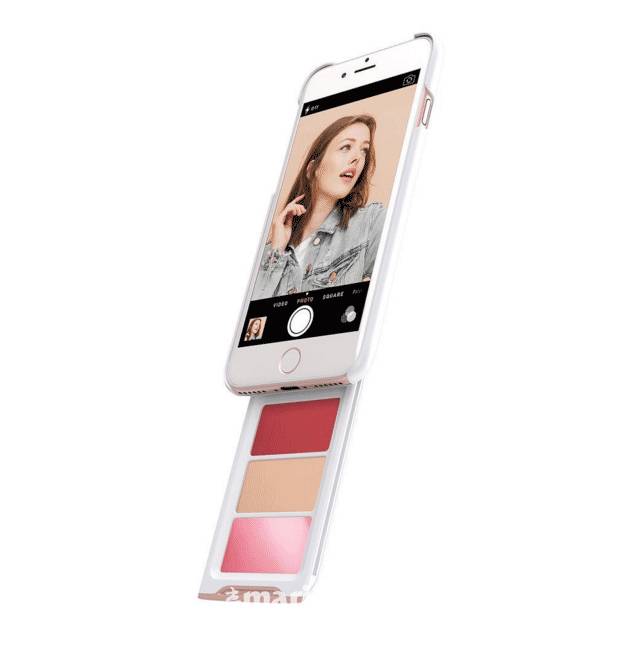 手机壳也可以照镜子补妆,手机壳可补妆