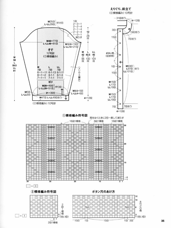1500种镂空毛衣编织花样图解女,1-3岁从上往下编织毛衣开衫图解