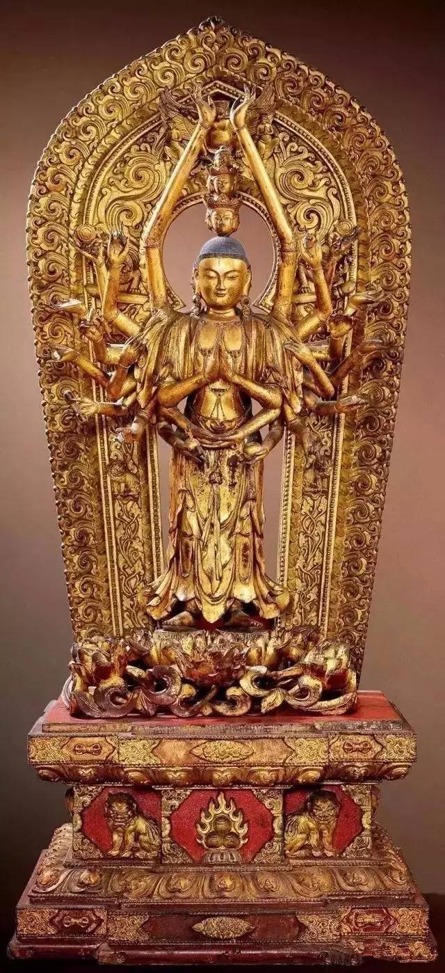 古代木刻佛像,中国古代寺庙木雕佛像