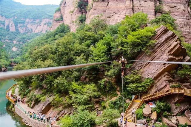 洛阳玻璃栈道一日游,洛阳木桑岭玻璃栈道