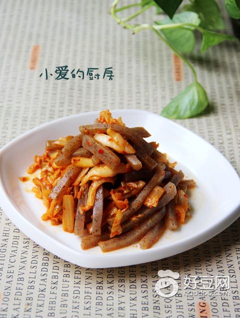 洋葱炒魔芋丝的做法窍门,辣白菜魔芋丝