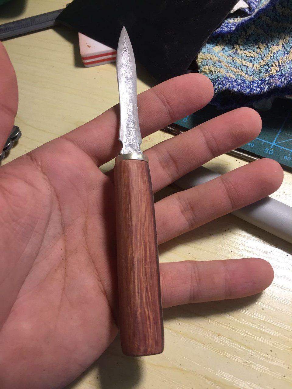 豆瓣日记:高兴哥手把手教你玩木头之『大马士革茶刀见过没？』