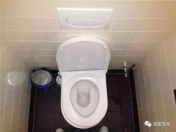 抽水马桶的冲水按钮按下去没反应,马桶水箱上有两个冲水按钮