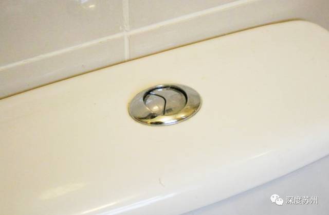 抽水马桶的冲水按钮按下去没反应,马桶水箱上有两个冲水按钮