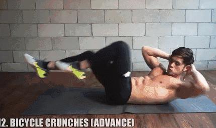 腹肌训练教程七天练出腹肌马甲线,女生练马甲线最有效方法瑜伽垫