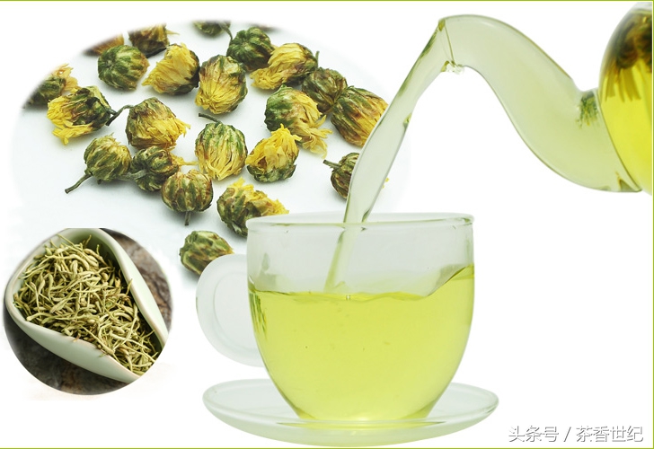 菊花和金银花哪个降火效果好,清热解毒降火金银花菊花茶