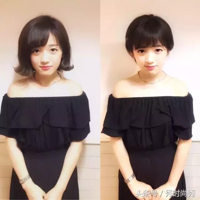 韩系外翻中短发高级感,短发发尾外翻发型