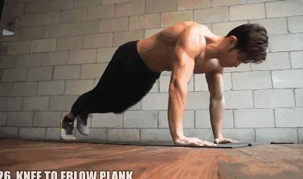 腹肌训练教程七天练出腹肌马甲线,女生练马甲线最有效方法瑜伽垫