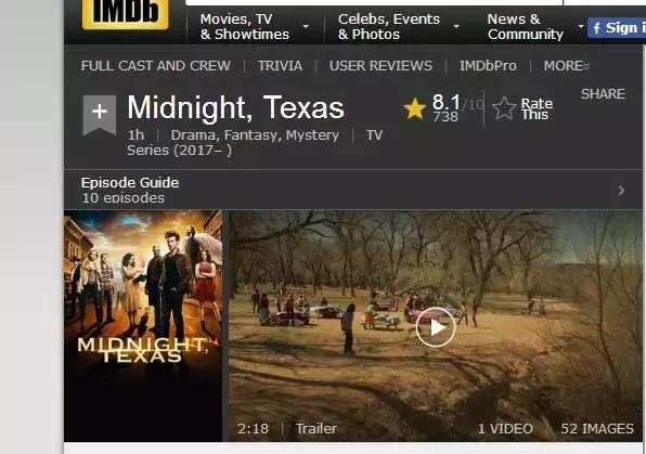 德州午夜，民风彪悍，吸血鬼、女巫、灵媒、杀手皆现身！