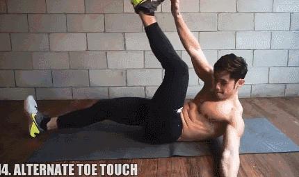 腹肌训练教程七天练出腹肌马甲线,女生练马甲线最有效方法瑜伽垫