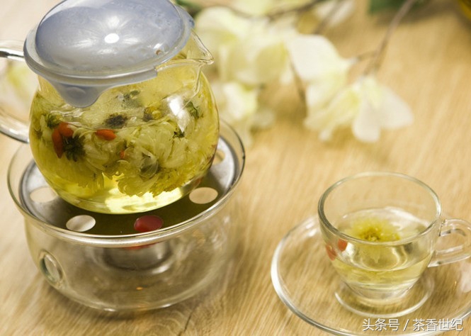 菊花和金银花哪个降火效果好,清热解毒降火金银花菊花茶