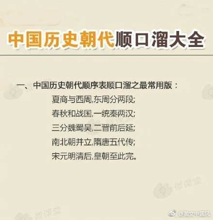 中国历史朝代顺口溜带拼音慢节奏,中国历史朝代顺口溜的解释