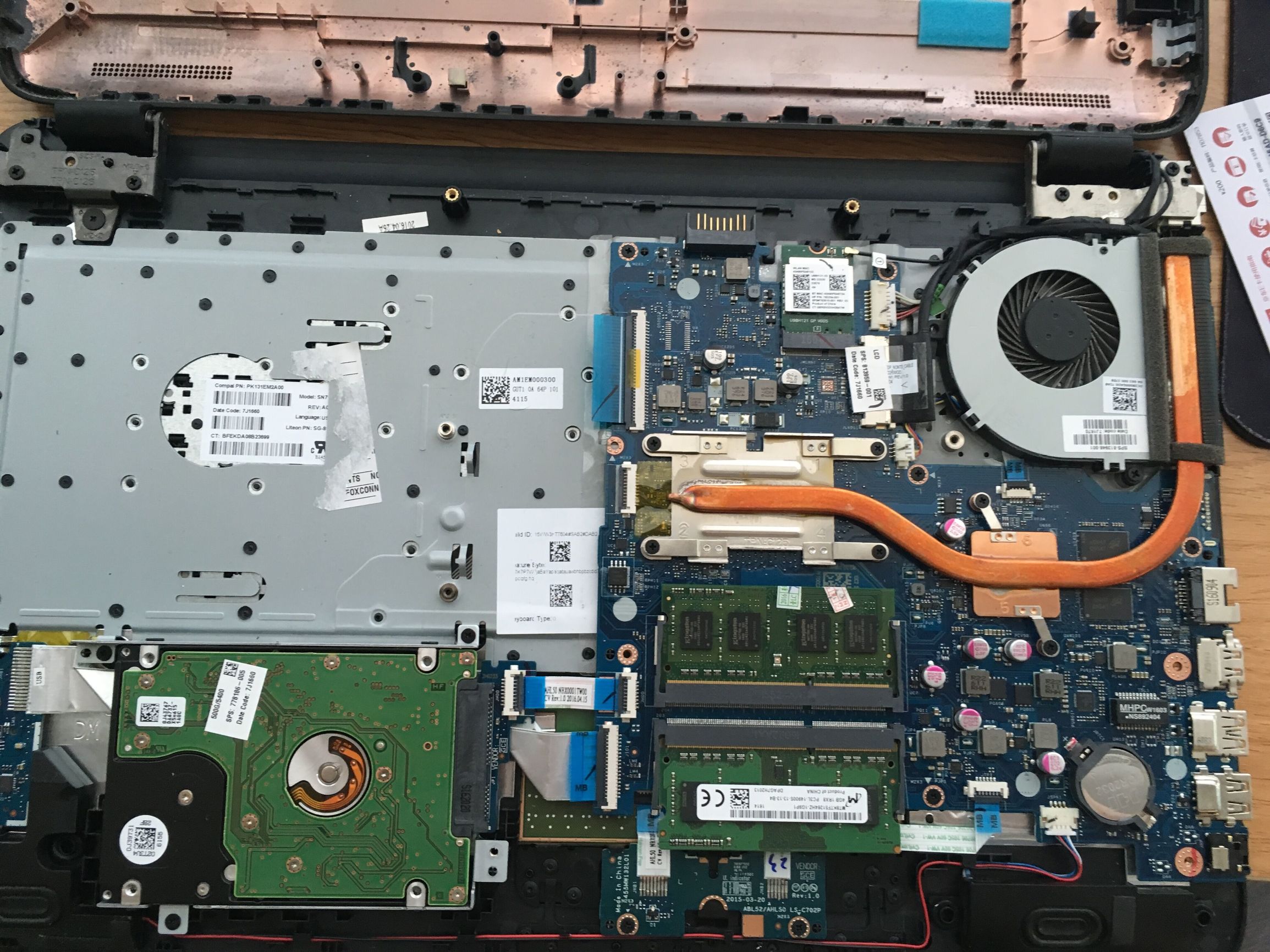 惠普15ab065tx安装固态,惠普15-dc1057tx更换硬盘