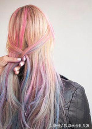 好看的发型扎法女童10-12岁鱼尾辫,从头顶上就开始编鱼尾辫怎么编