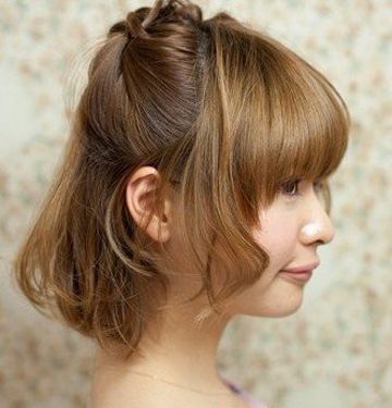 波波头发型女怎么扎好看小孩,短发波波头的扎法步骤