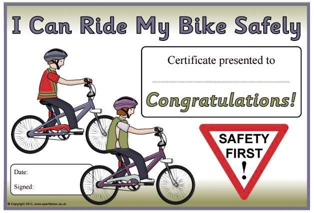 骑自行车时，蹬车、捏闸、响铃用英文怎么说？