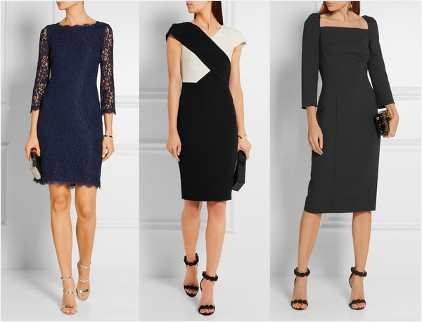 职业装女性穿搭图片,职业装女性包裙穿搭短款