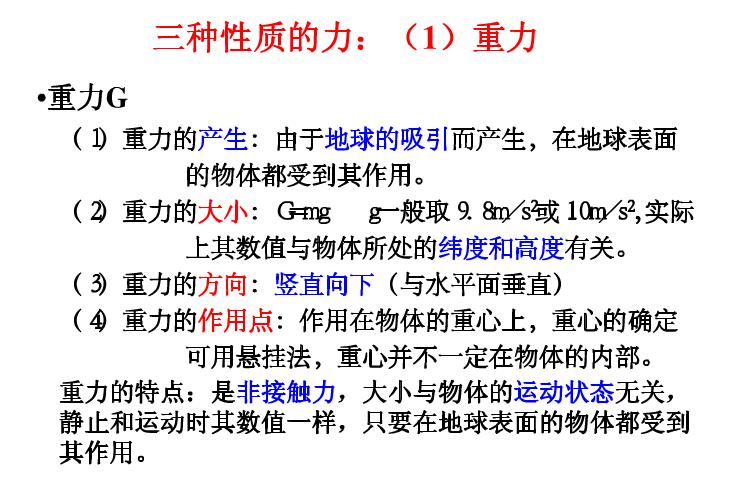 高一物理必修一知识点复习总结